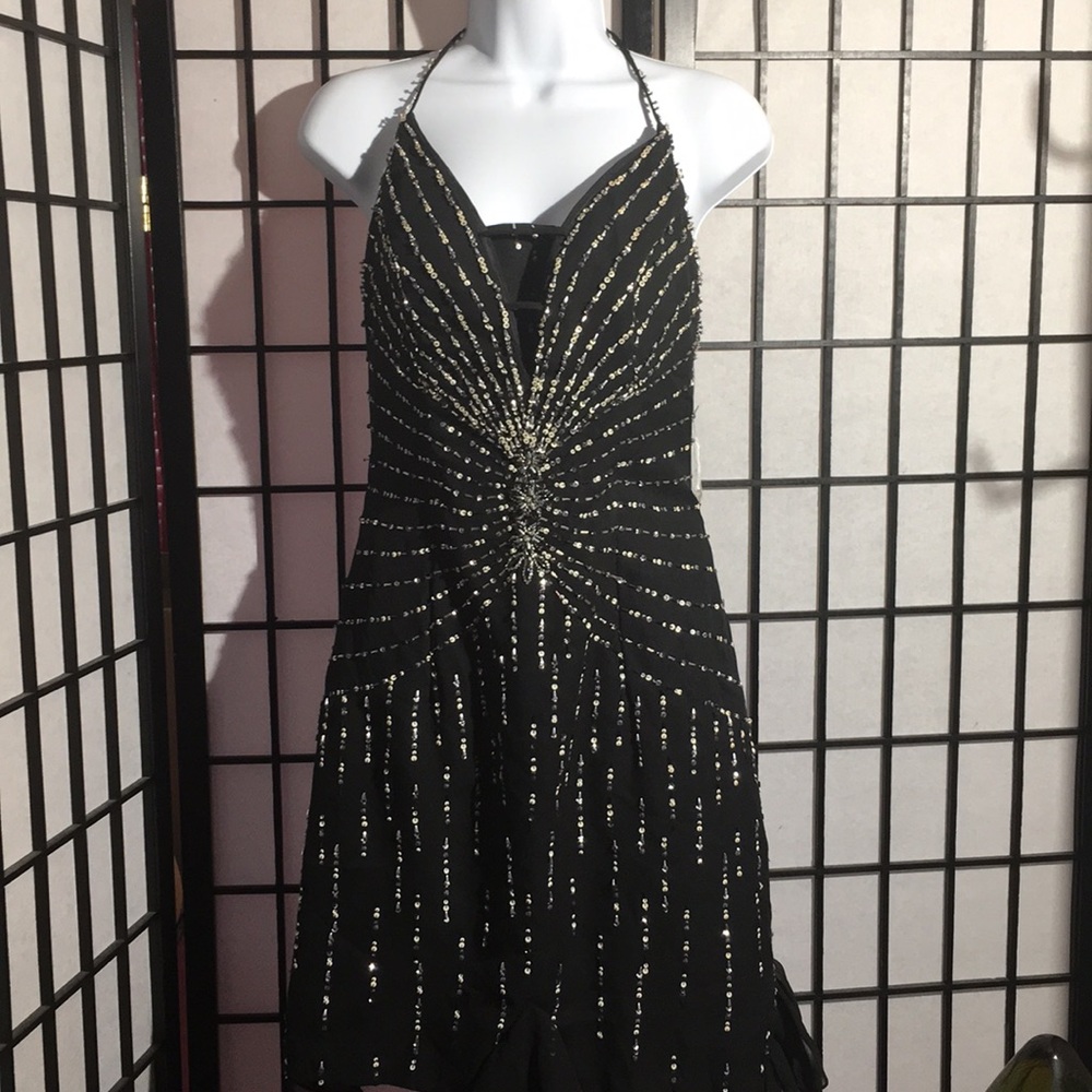 Xtreme Sequined Party Dress Size 8 NWT